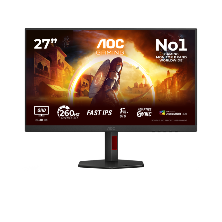 AOC Q27G4ZR - Migliori Monitor Gaming Sotto 500 € 2026 Fast IPS 260 Hz